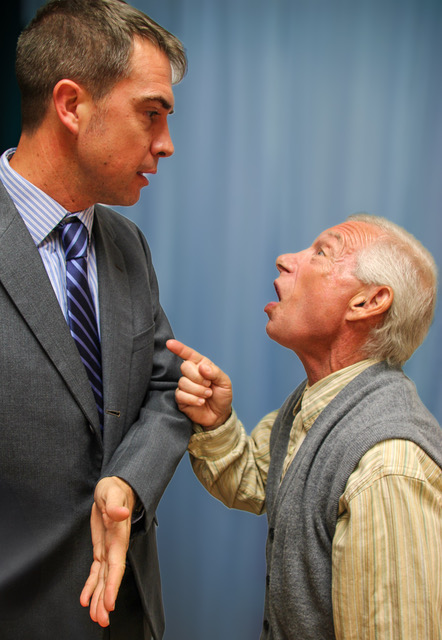 Alex Teichiera and Mark Liebert in Visiting Mr.Green, 2025